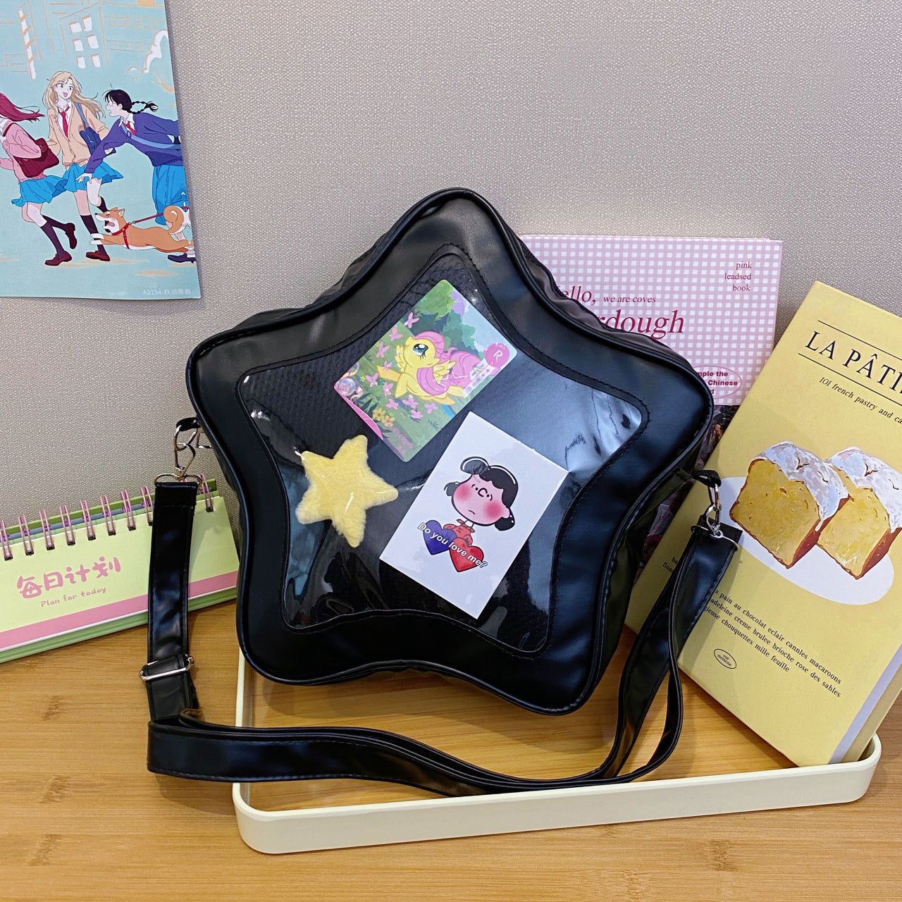 Good-looking New Large Capacity Shoulder Bag Transparent Bag
