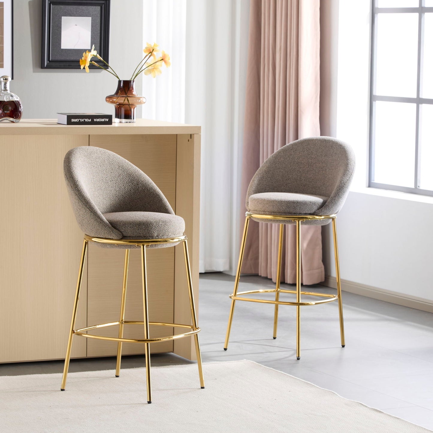 Celano Upholstered Barstool (Set of 2)