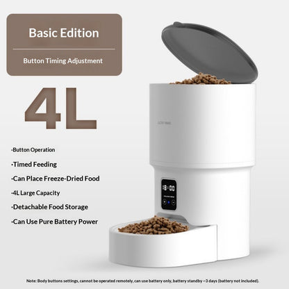 WiFi Smart Pet Feeder With App Control & Scheduled Feeding