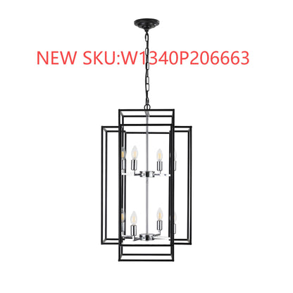 Geometric Foyer Chandelier