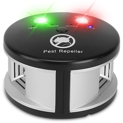 360¡ Ultrasonic Pest Repeller Electronic Plug-in Pest Control Mouse Chaser BlockerÊRepellent Deterrent with Pressure Wave & Ultrasonic Sound for Indoo