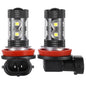 2PCS 800LM 50W H8/H9/H11 LED Fog DRL Light Bulb IP68 Waterproof 10 2835 LEDs 360¡ Beam Angle 6000K White