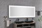 72" LED Bathroom Mirror with Front and Backlight