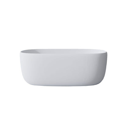 51" Freestanding Bathtub in Matte White