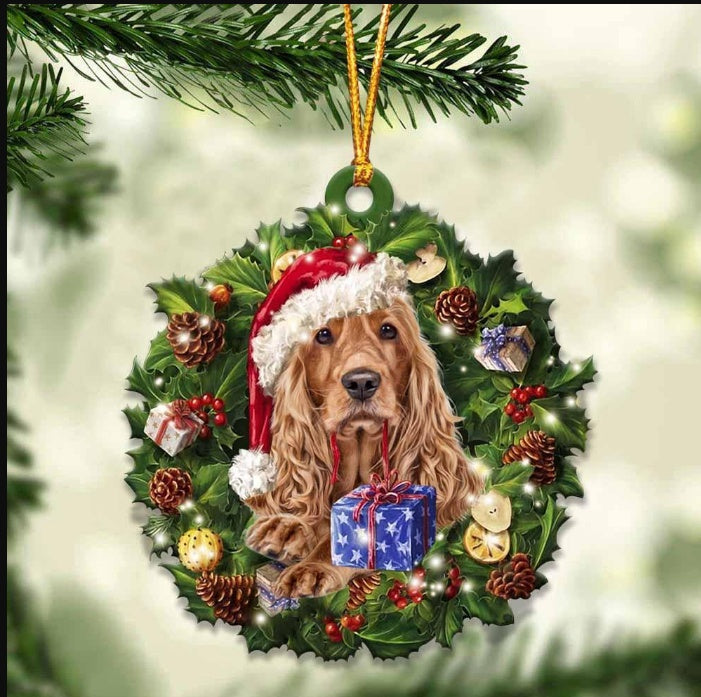 Car Pendant Sleeping Dog Angel Home Decor Acrylic Showcase Hanging Ornaments For Doors