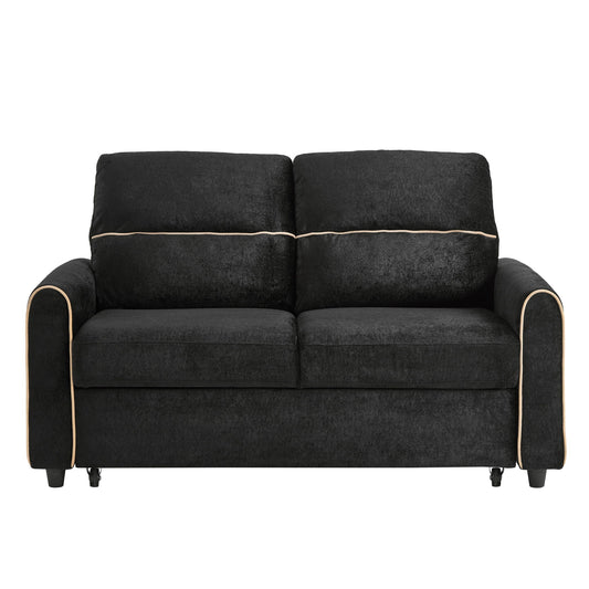 Pull Out Sofa Bed With Adjustable Backrest And USB Charging Ports