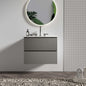 TIA 24" Wall Mount Space Grey Bathroom Vanity