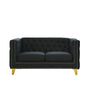Modern Sofa With Button Tufting, Upholstered Couch For Living Room