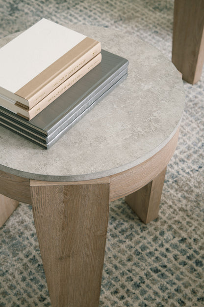 Guystone - Occasional Table Set (Set of 3) - Light Brown
