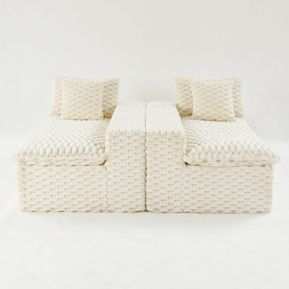 Multifunctional Sofa, Side-By-Side Or Facing Each Other