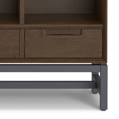 Banting - 9 Cube Bookcase With Drawers - Walnut Brown