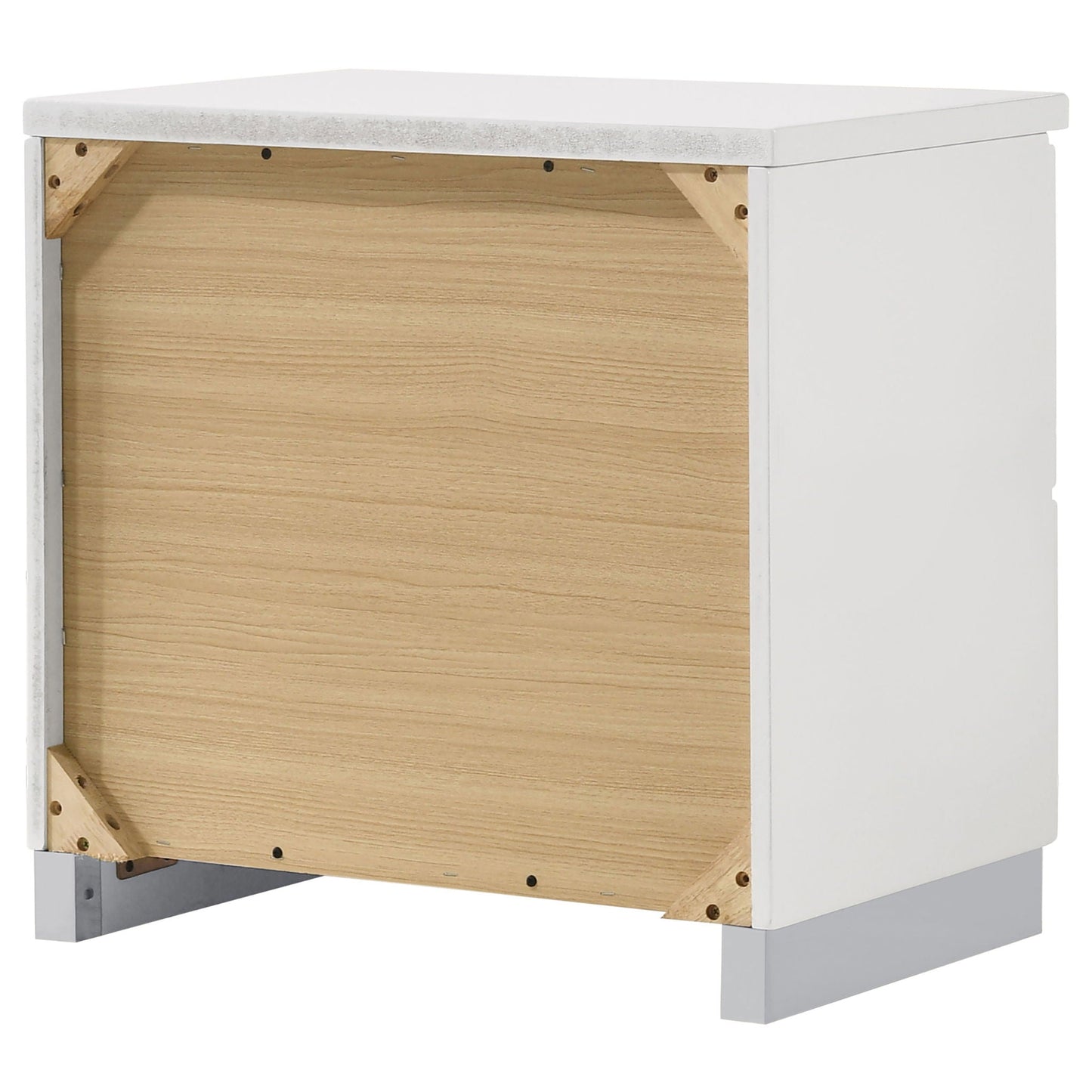 Dulcey - 2 Drawer Nightstand - Gloss White