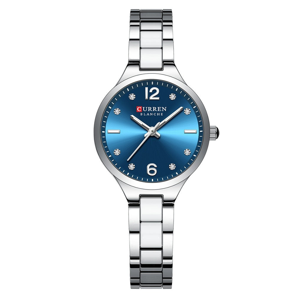 Simple Small Dial Waterproof Quartz Womens Watch