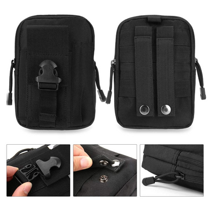 JupiterGear Tactical MOLLE Military Pouch Waist Bag for Hiking, Running and Outdoor Activities