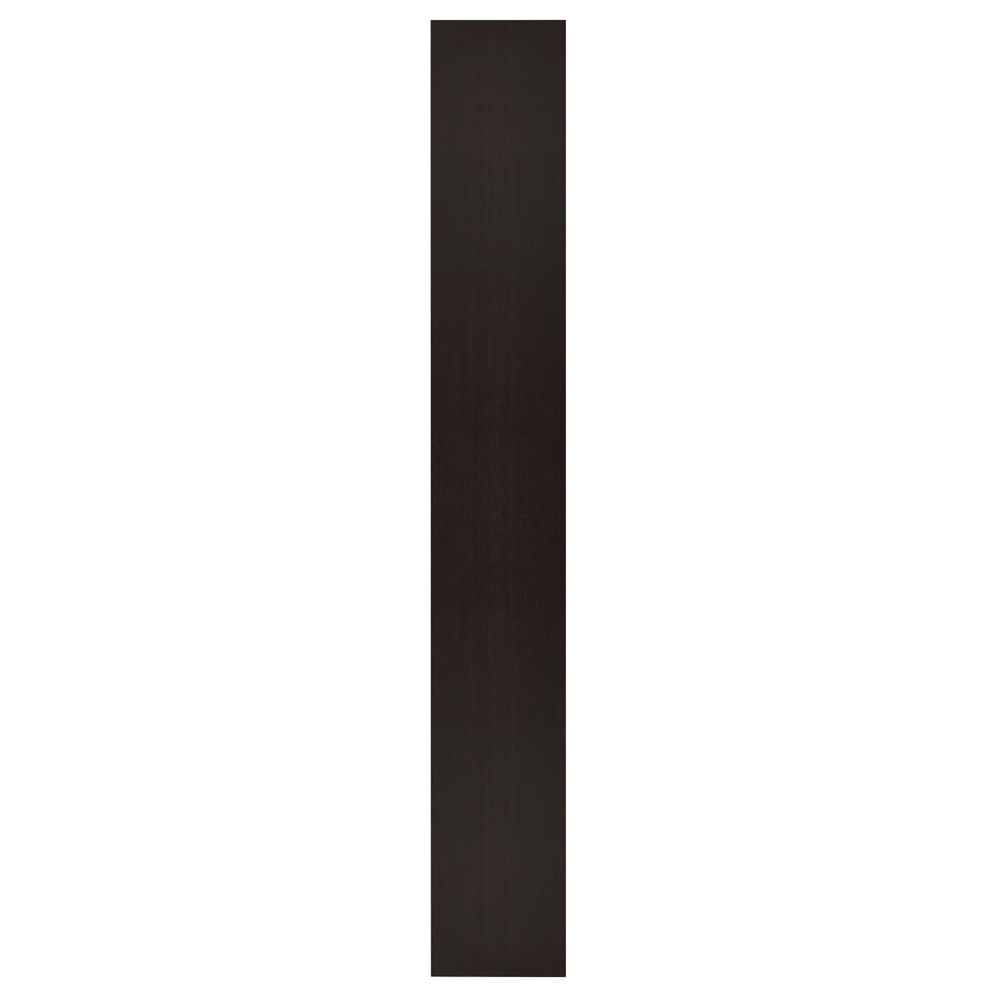 Rectangular Bookcase Tall Slim Storage With 9 Shelves - Brown