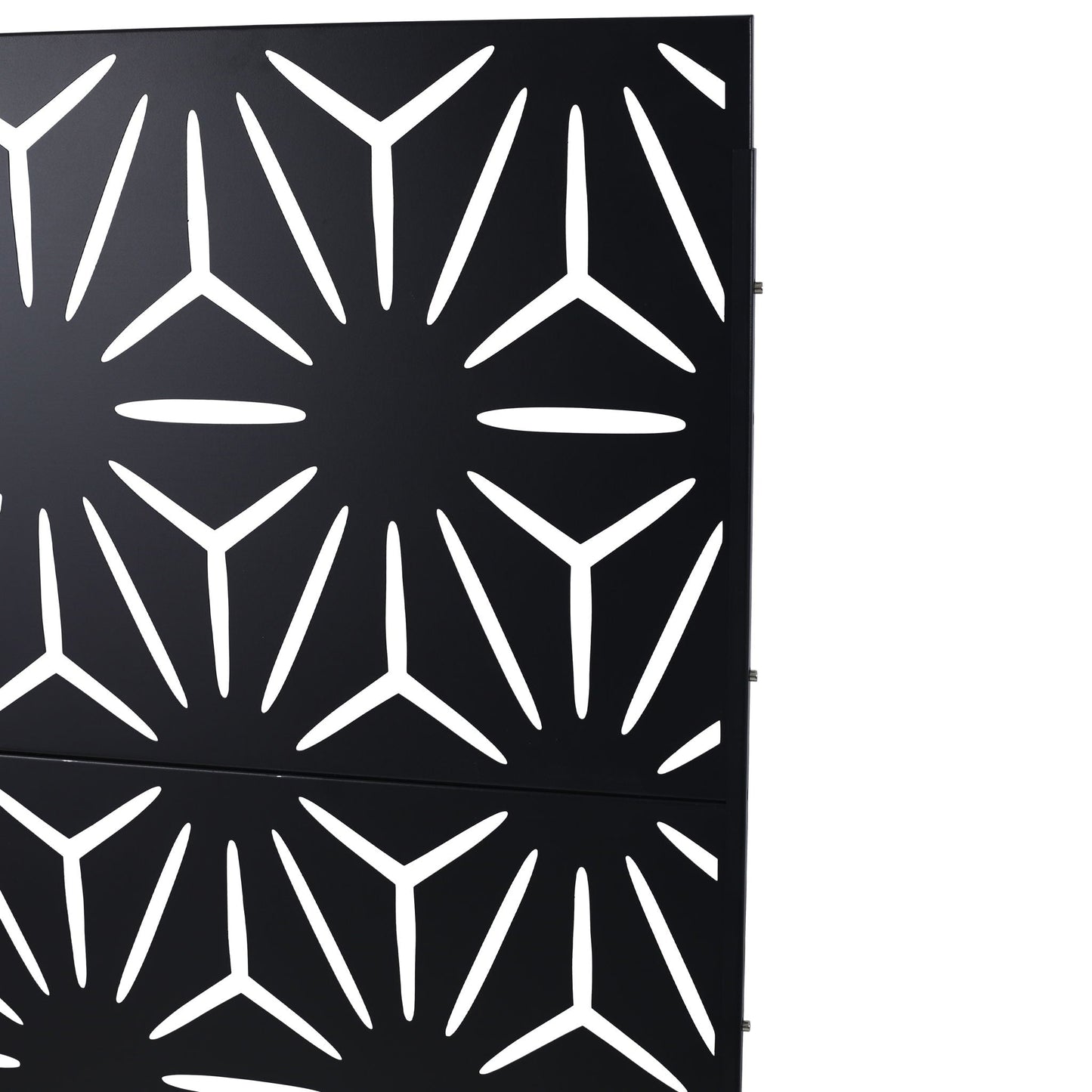 Outdoor & Indoor Metal Privacy Screen, Freestanding Decorative Panels