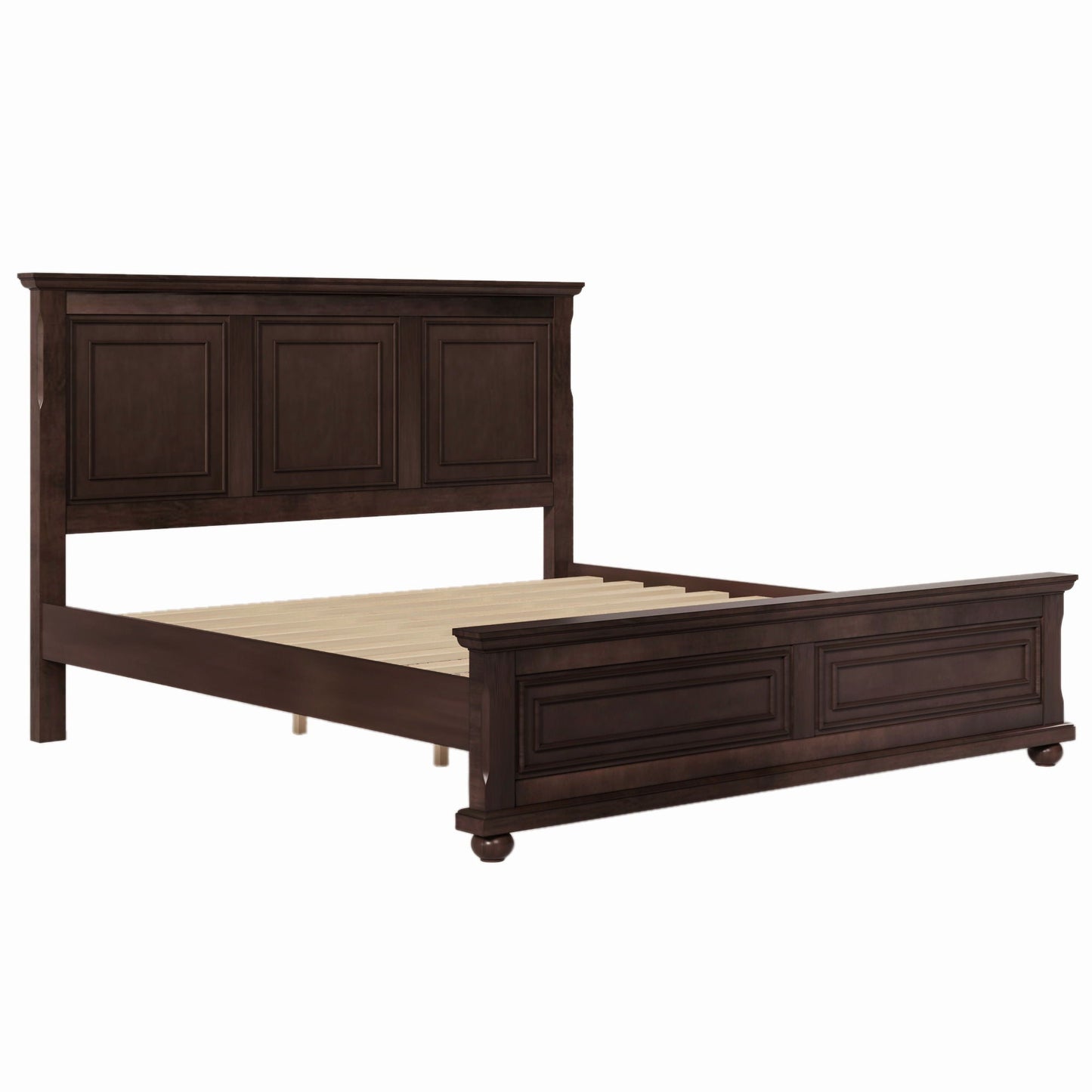 Vintage Tall Headboard Bed