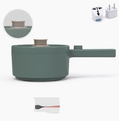 Mini Electric Hot Pot for Portable Cooking - Compact Plug-in Household Cooker