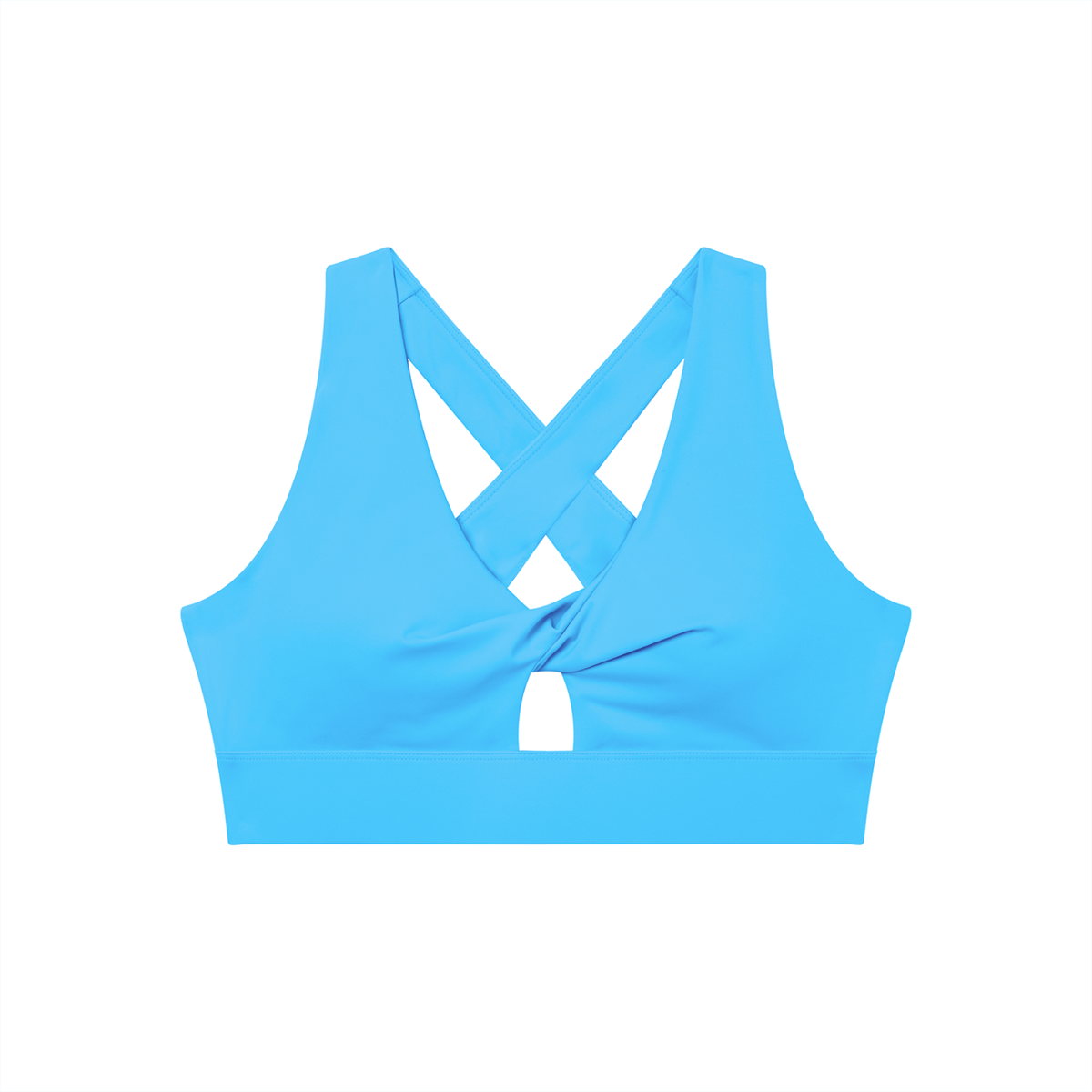 Loki & Ivy Women's Twist Front V-Neck Sports Bra