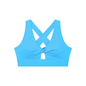 Loki & Ivy Women's Twist Front V-Neck Sports Bra