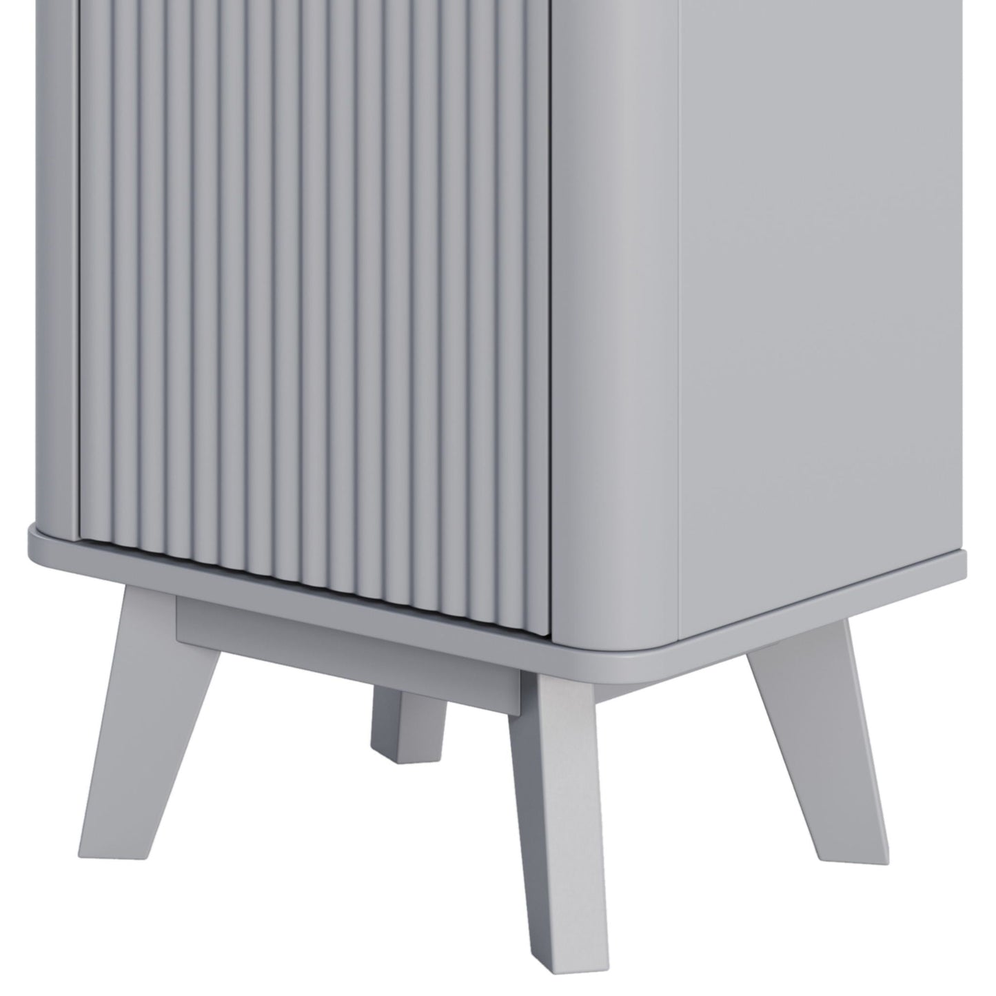 Tall Bathroom Storage Cabinet With Adjustable Shelves And 1 Drawer & Door