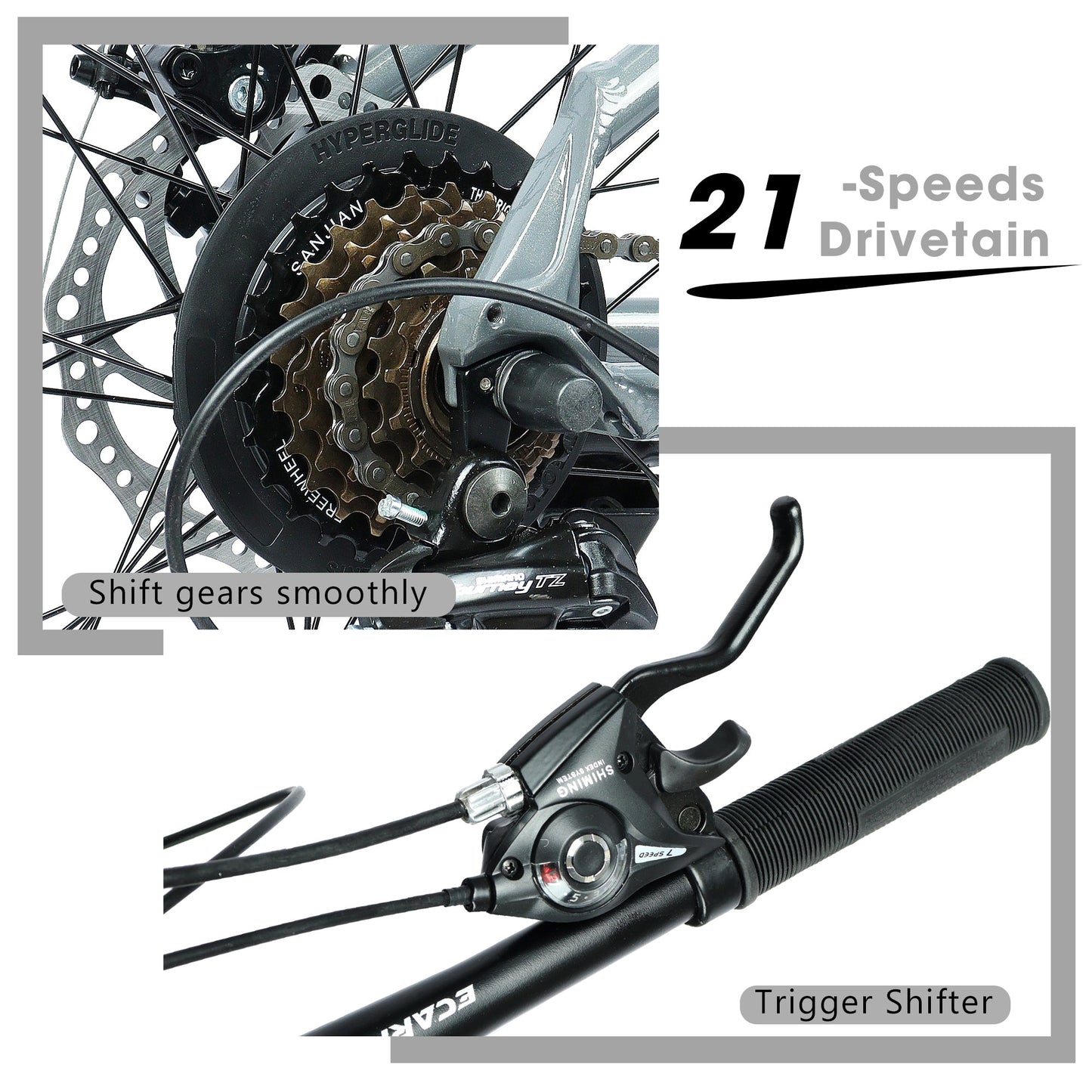 Ecarpat 26 Inch All-Terrain Mountain Bike