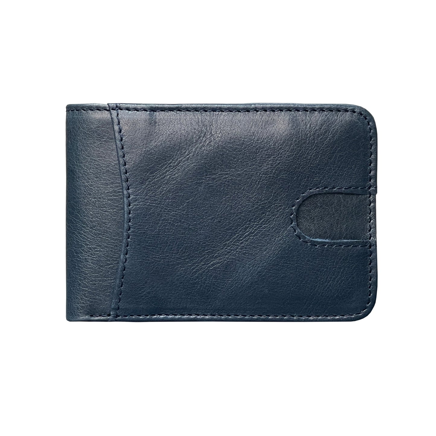 Oil-waxed Leather US Dollar Clip Card Holder