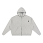 Loki & Ivy Unisex Vintage Wash Full Zip Boxy Hoodie