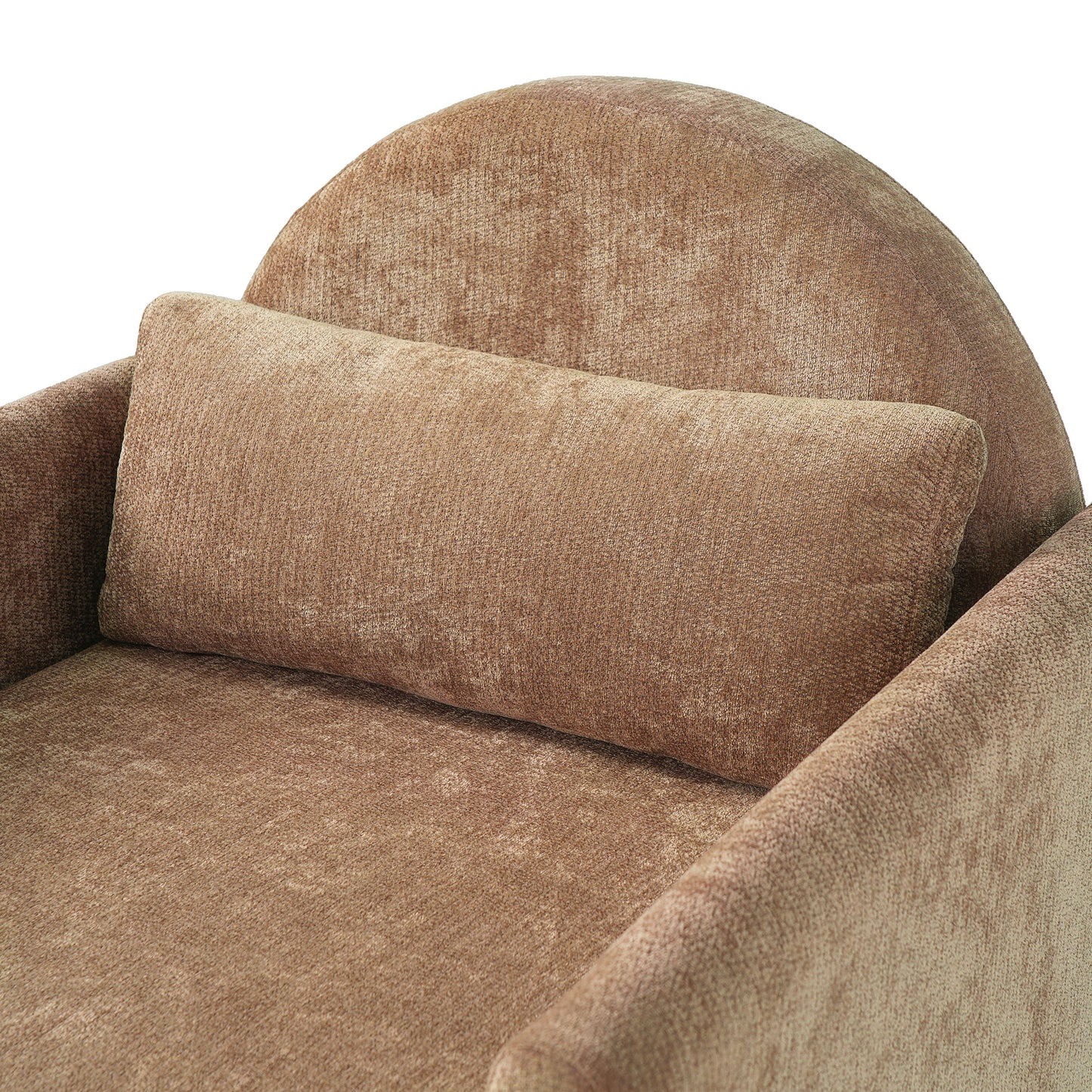Coffee Pet Friendly Accent Chair with Hidden Pet Nook