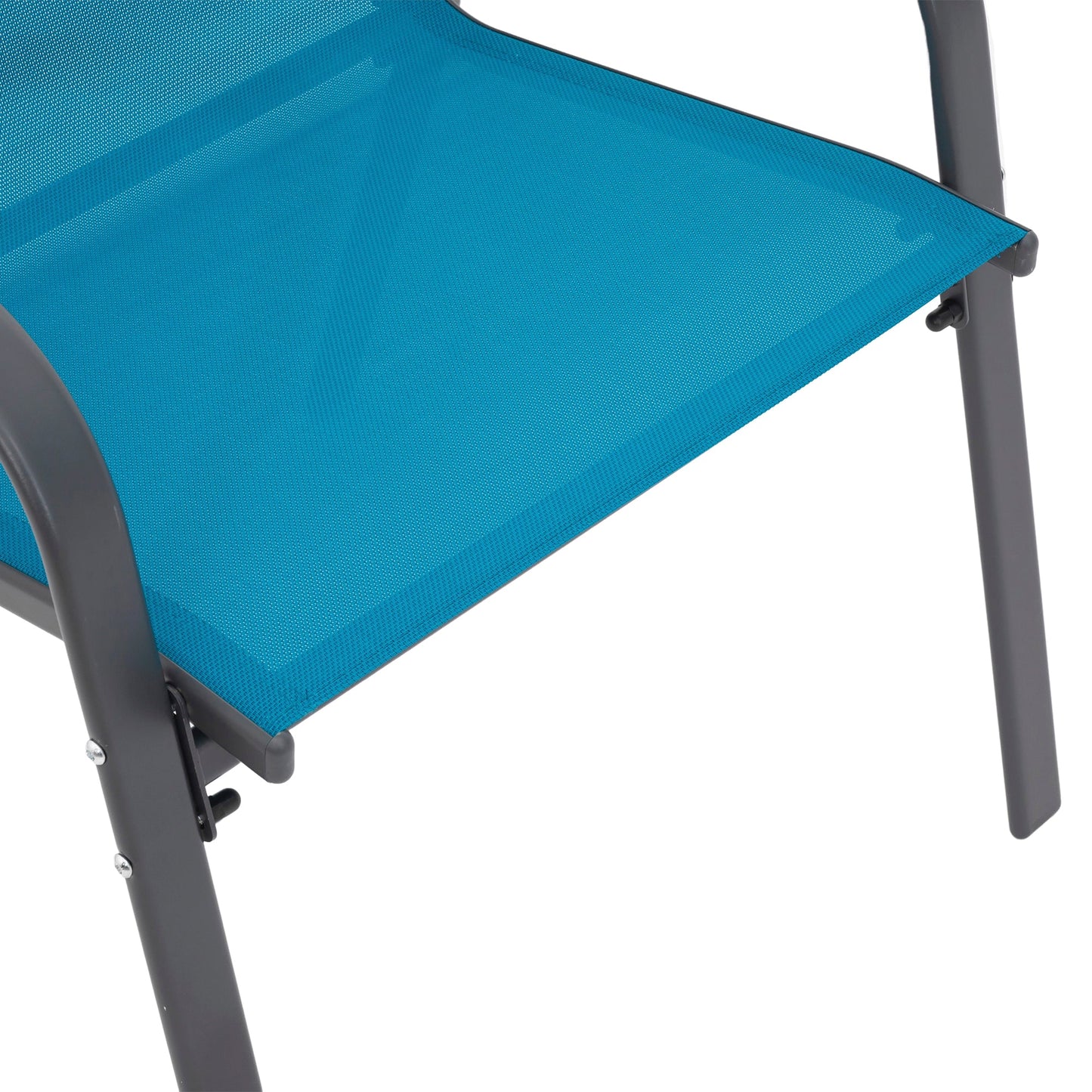 6-Piece Patio Chairs Set with High Backrest and Armrests