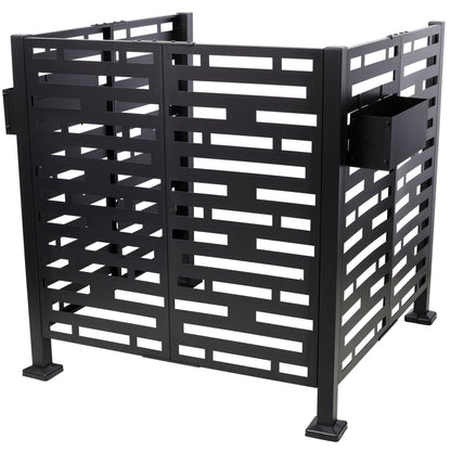 3.5x3.5FT Metal Air Conditioner Privacy Fence with Planter Boxes