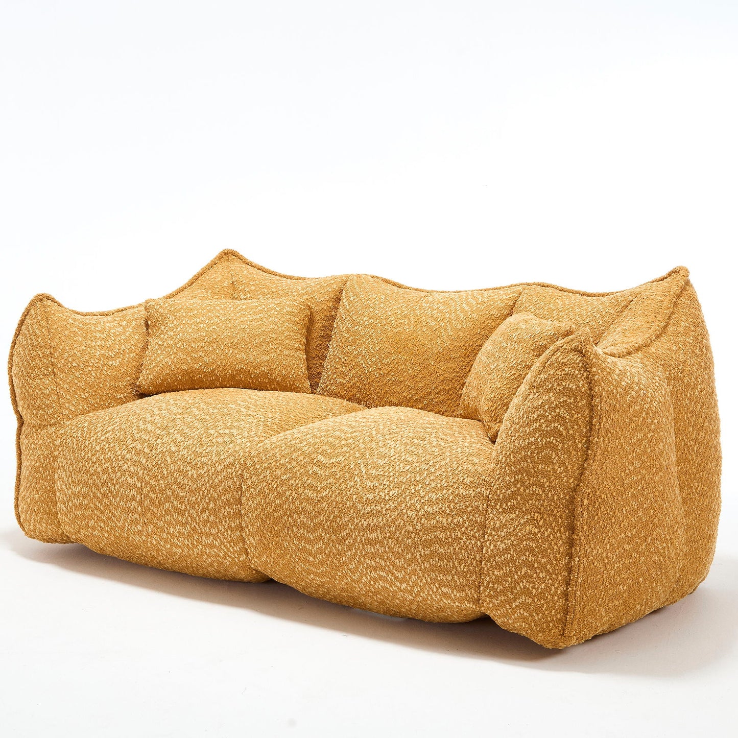 Comfortable Dual Beanbag Chair With High Resilience Foam Core For 2 People