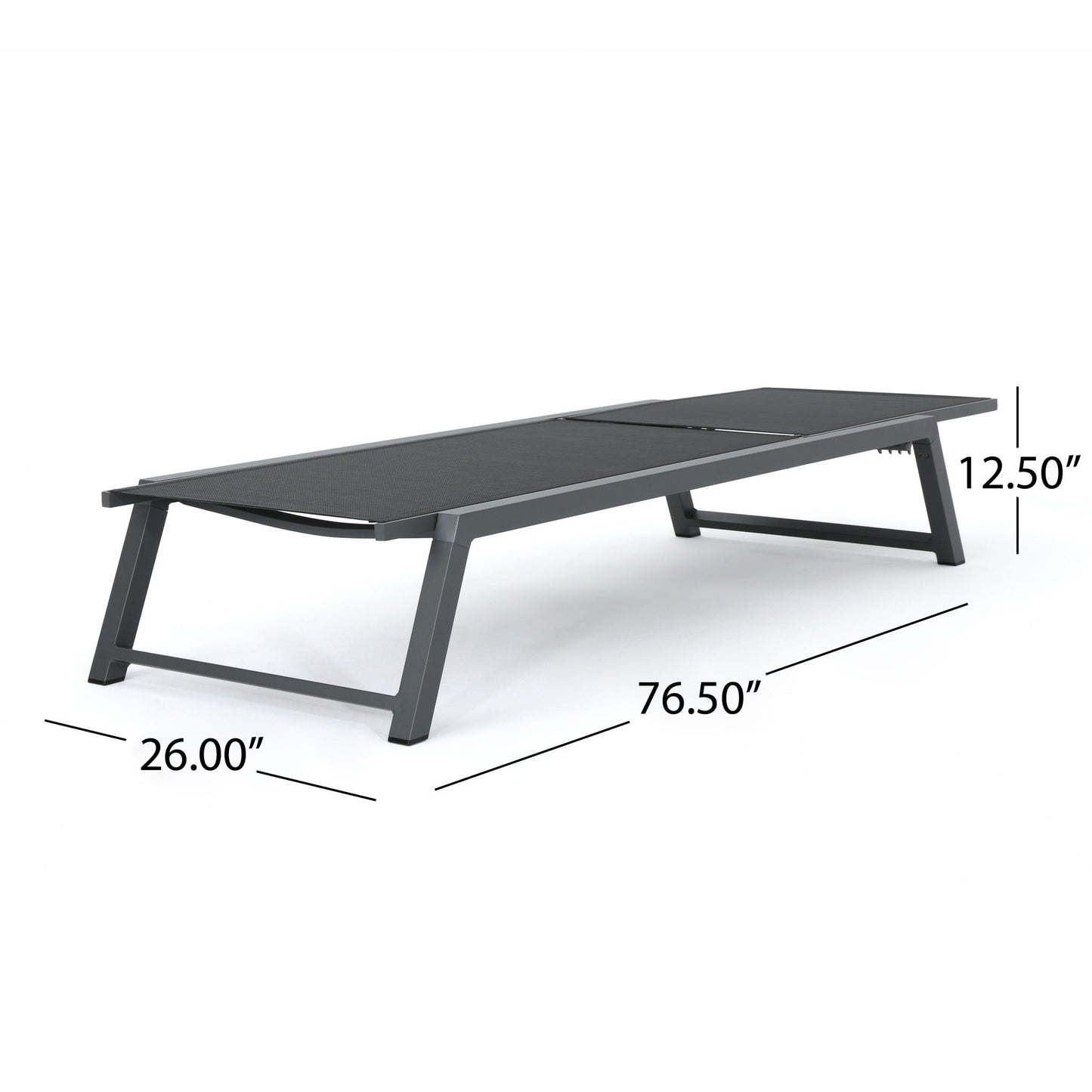 Myers Modern Chaise Lounge Set With Adjustable Back