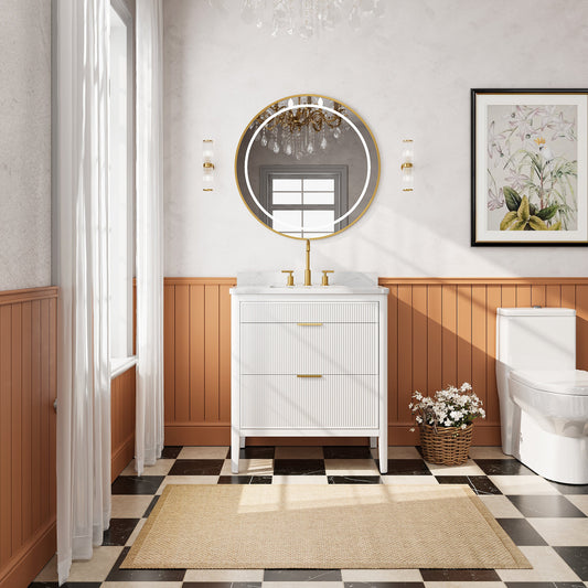 Fully Assembled 30'' Bathroom Vanity