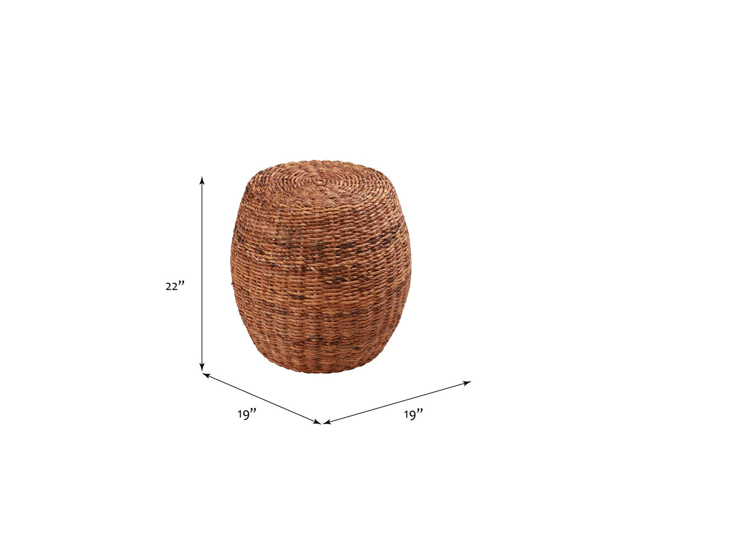 Java RattenWicker End Table