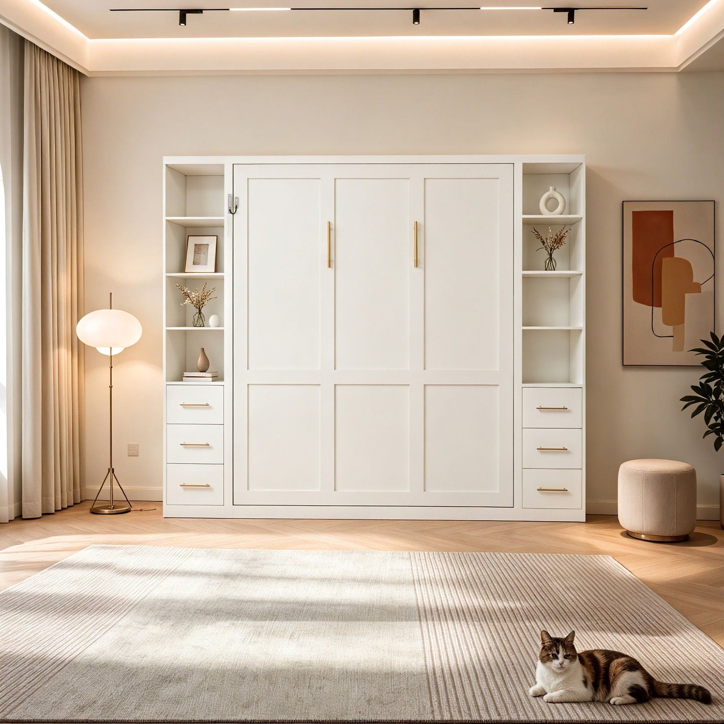 Folding Vertical Murphy Wall Bed
