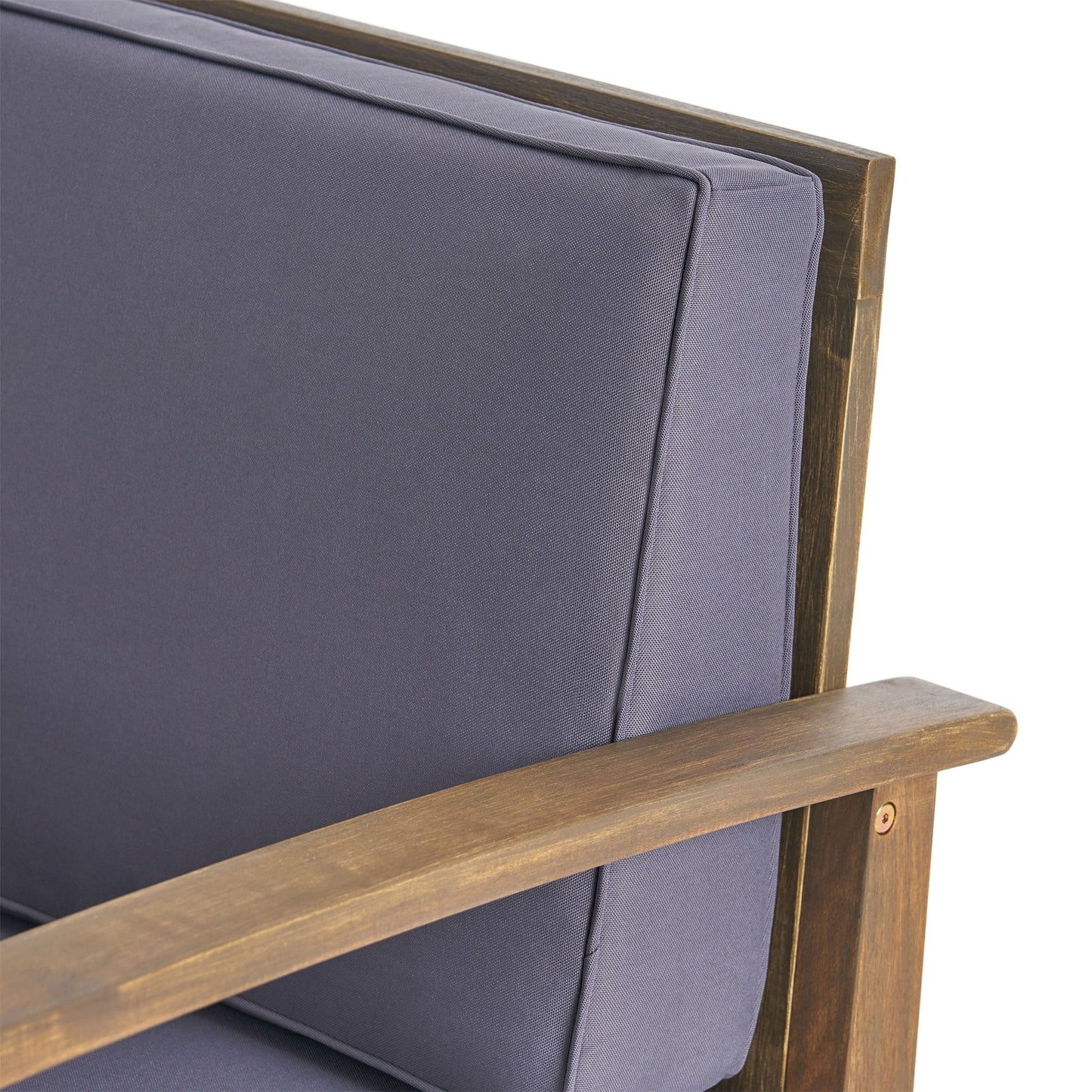 Perla Contemporary Club Chair with Water Resistant Cushion