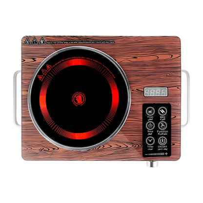 3500W Single Ceramic Electric Cooktop with 12 Power Levels & Timer