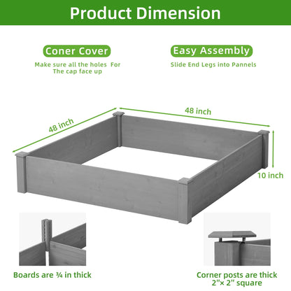 Outdoor Raised Garden Bed