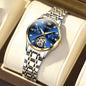 Women's Open-Heart Automatic Bracelet Watch