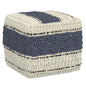 Grady - Handcrafted Square Pouf