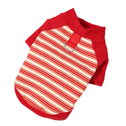 Pet Clothing Striped Large Dog Undershirt
