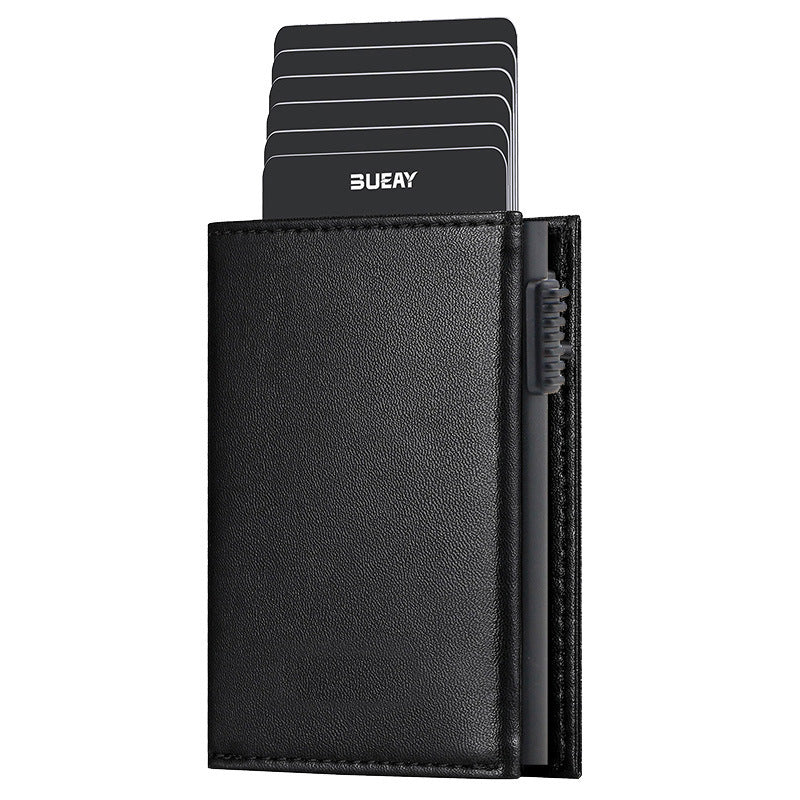 Foreign Trade First-layer Cowhide Genuine Leather Card Holder