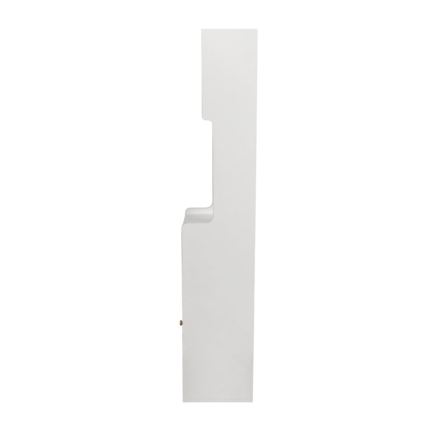 70.87" H Tall Bathroom Storage Cabinet with 1 Door and 2 Drawers