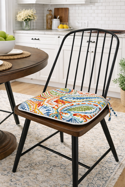 Outdoor Patio Chair Cushions, Set of 4 - U-Shape, Water-Repellent