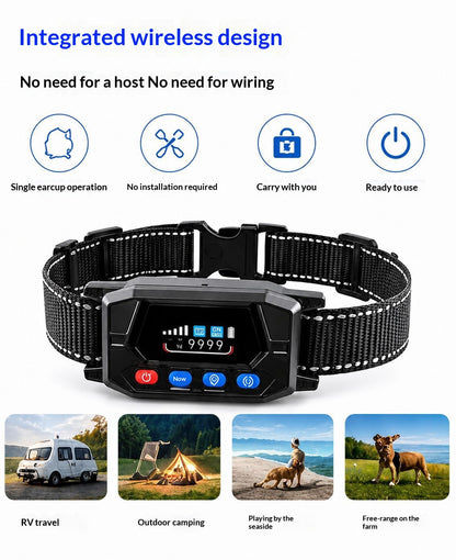 Smart GPS Wireless Fence & Tracking Training Collar