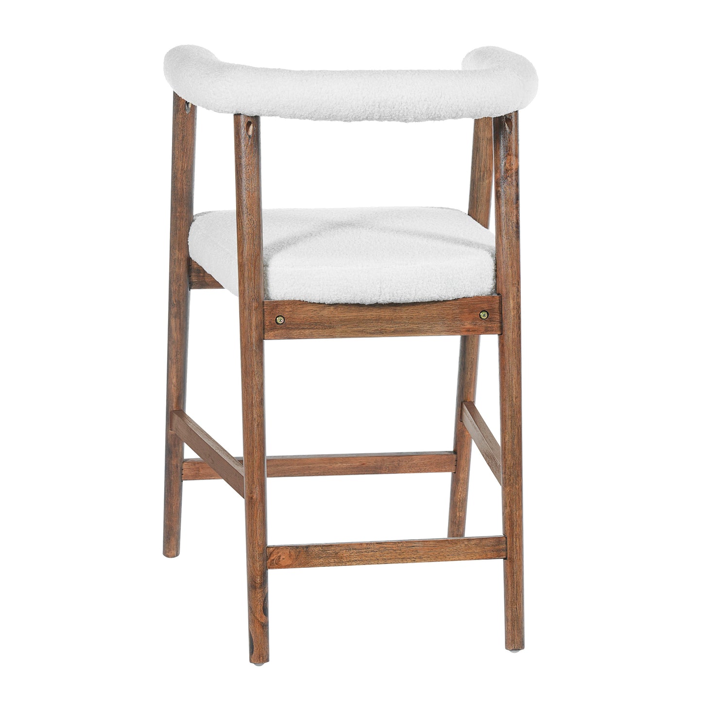 24.5'' Seat Height Bar Stools with Back, Set of 2