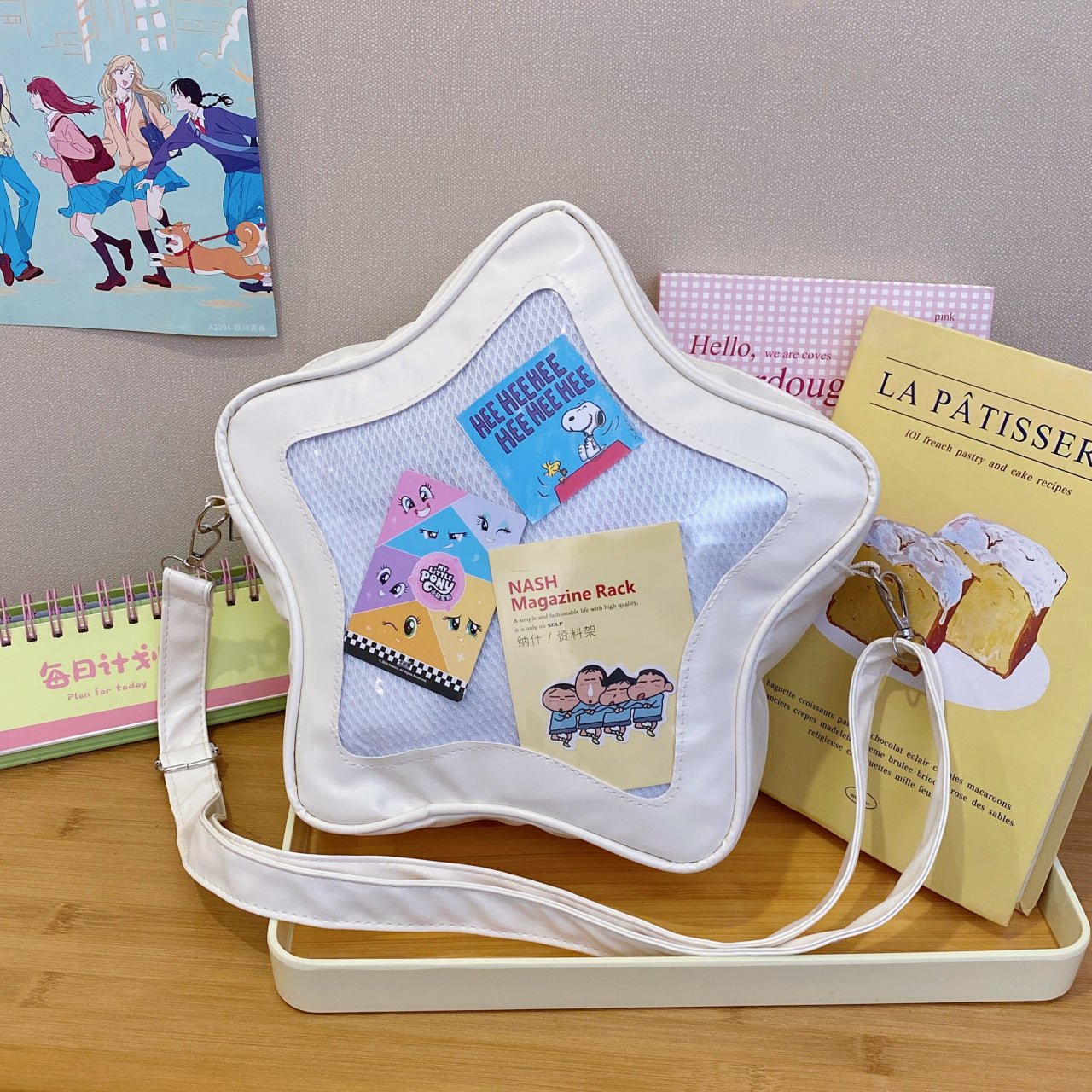 Good-looking New Large Capacity Shoulder Bag Transparent Bag