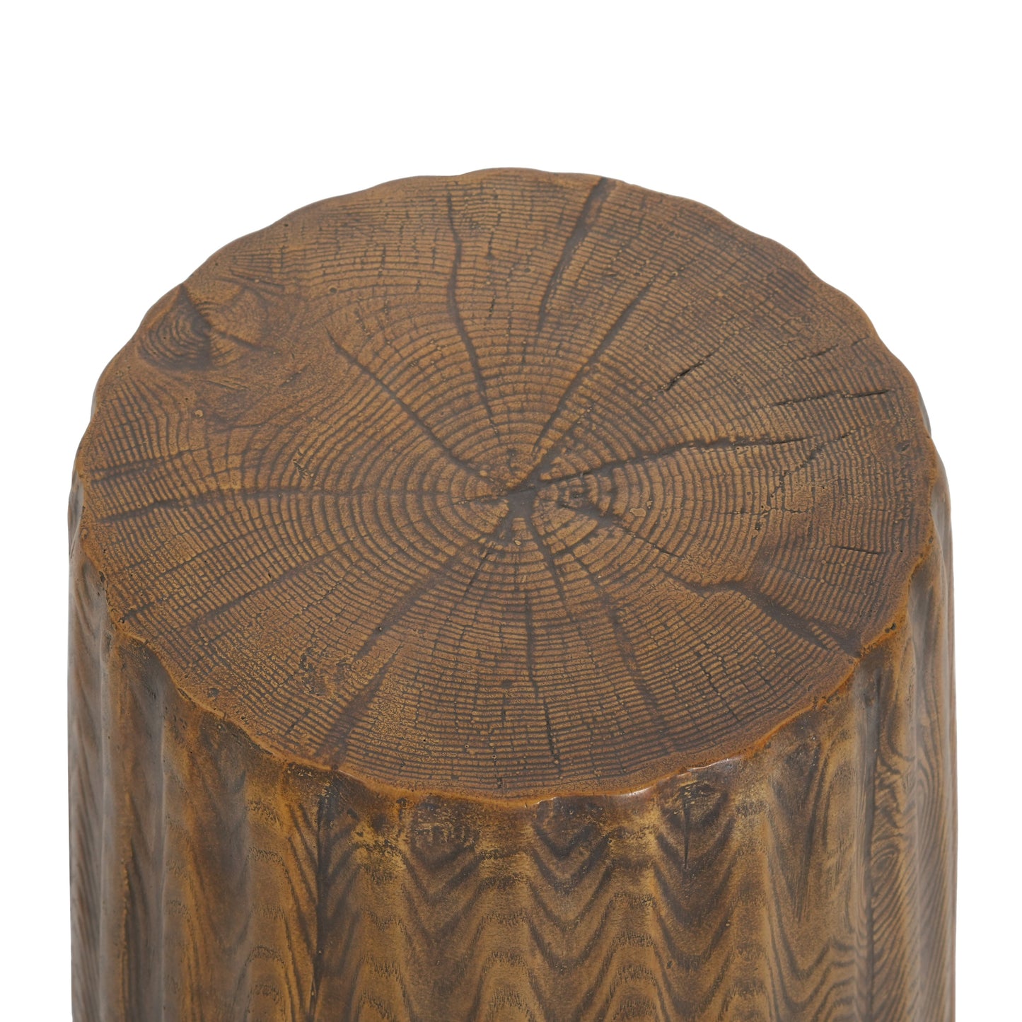 MGO Outdoor Indoor Side Table - Tree Stump Style