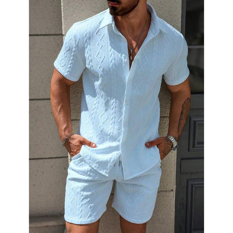 Fashionable Mens Casual Shirt Set
